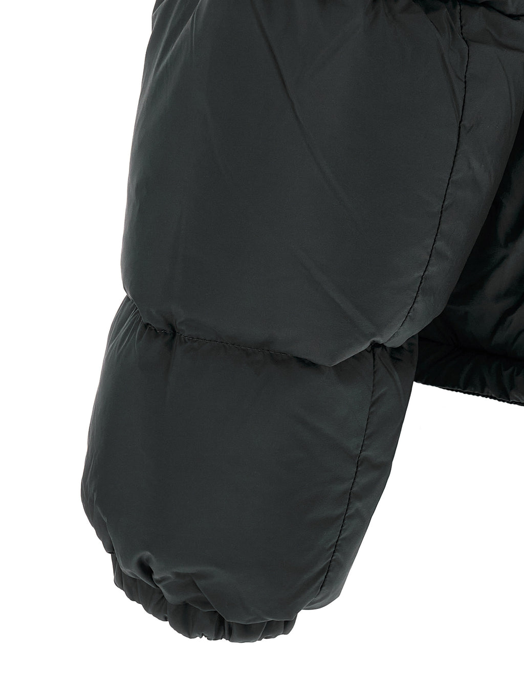 Canada Goose Schwarze Polyamidjacke in voller Länge