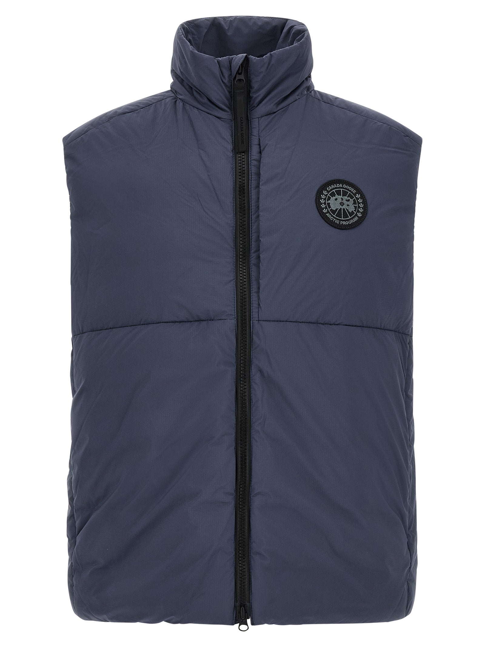 Canada Goose blaue ärmellose Jacke aus Polyamid