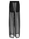 Dolce & Gabbana Schwarze lässige Seidenhose