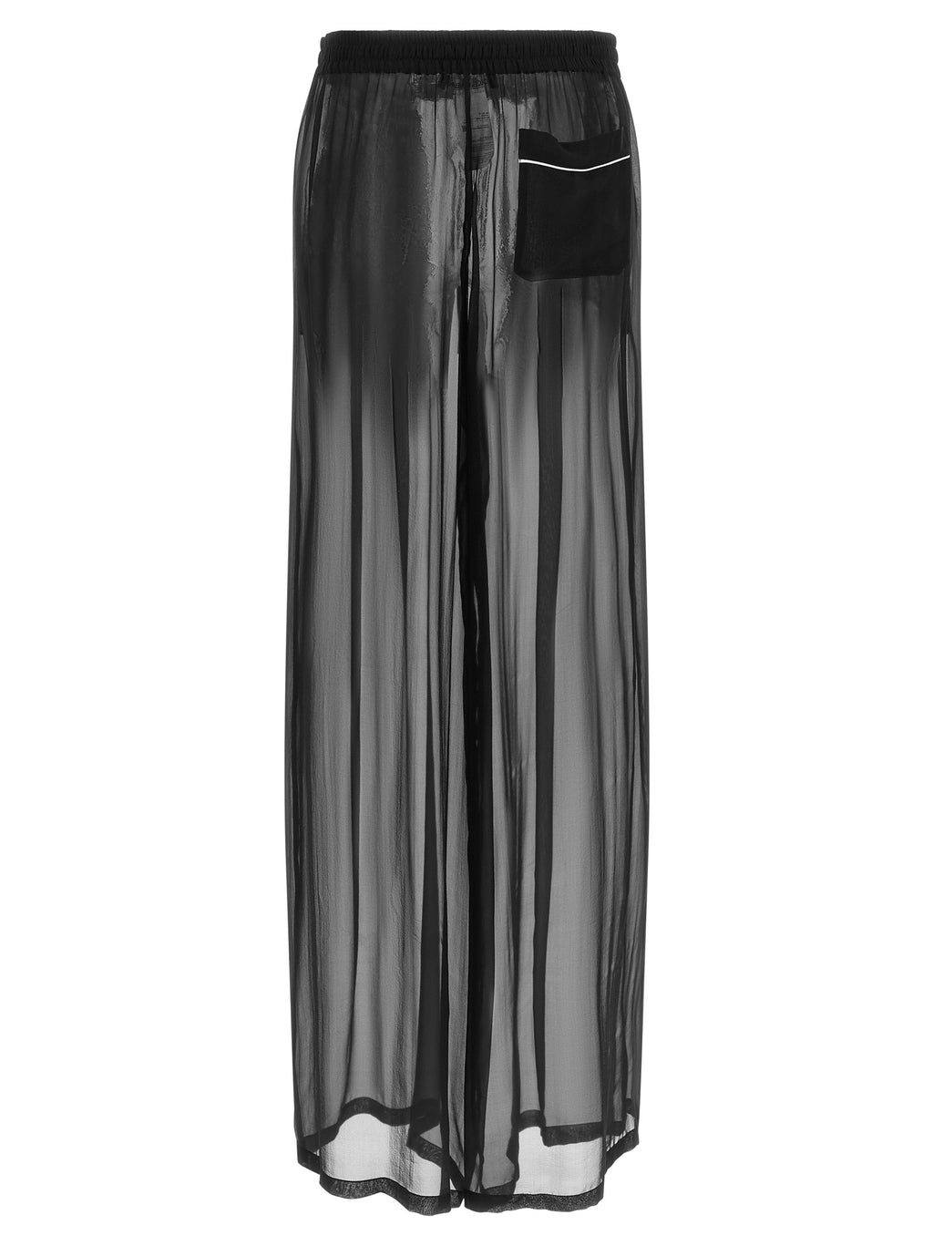 Dolce & Gabbana Schwarze lässige Seidenhose
