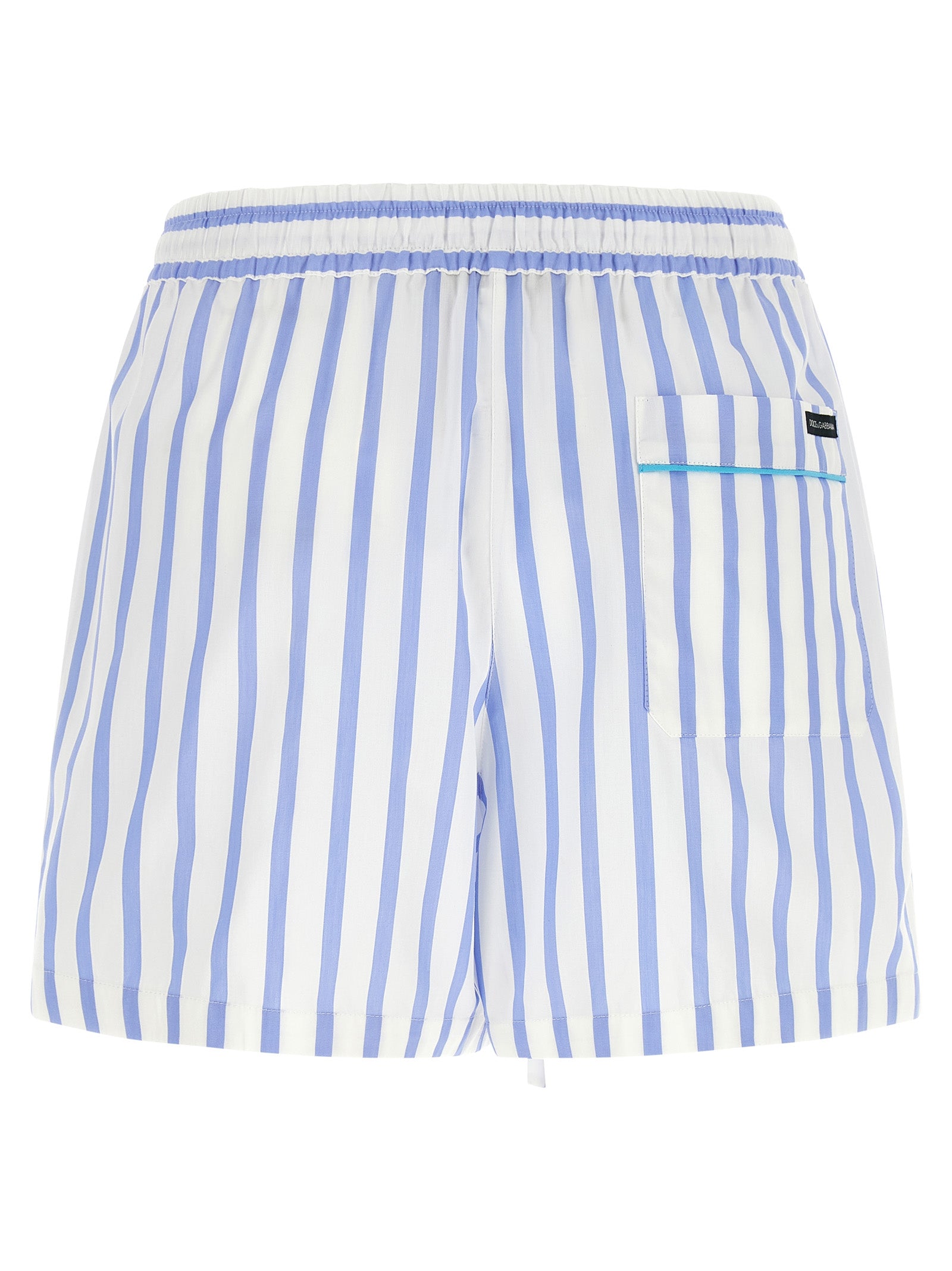 Dolce & Gabbana Blaue Baumwoll-Bermudashorts