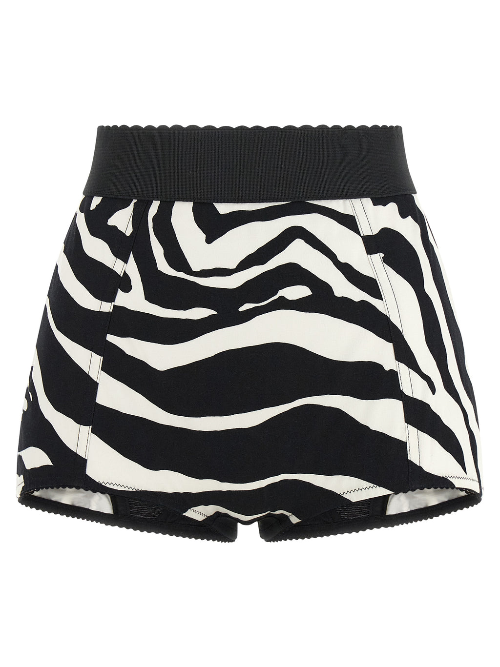 Dolce & Gabbana Bicolore Bermuda-Shorts aus Baumwolle