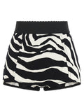 Dolce & Gabbana Bicolore Bermuda-Shorts aus Baumwolle