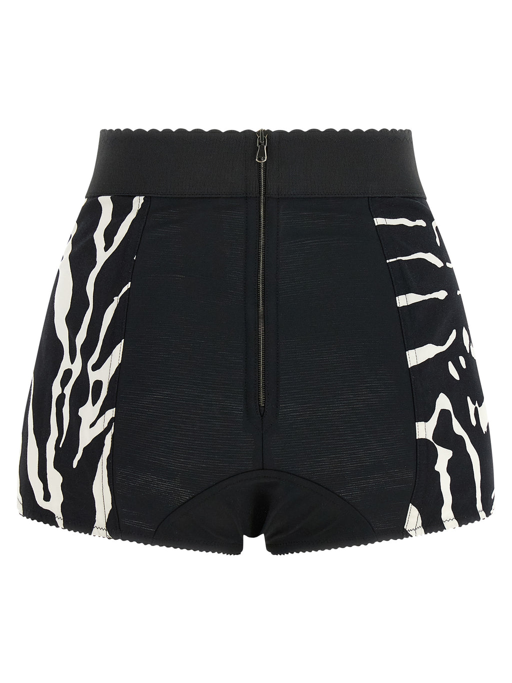 Dolce & Gabbana Bicolore Bermuda-Shorts aus Baumwolle