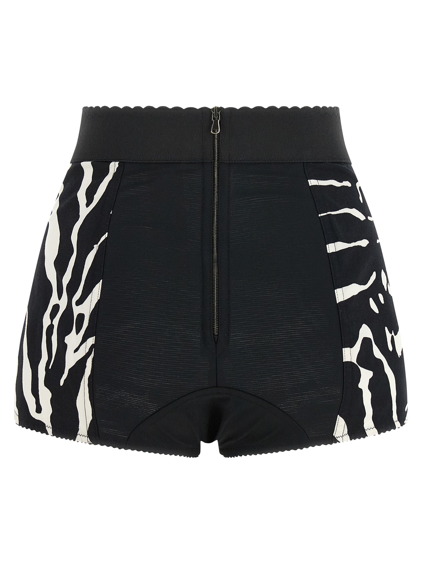 Dolce & Gabbana Bicolore Bermuda-Shorts aus Baumwolle