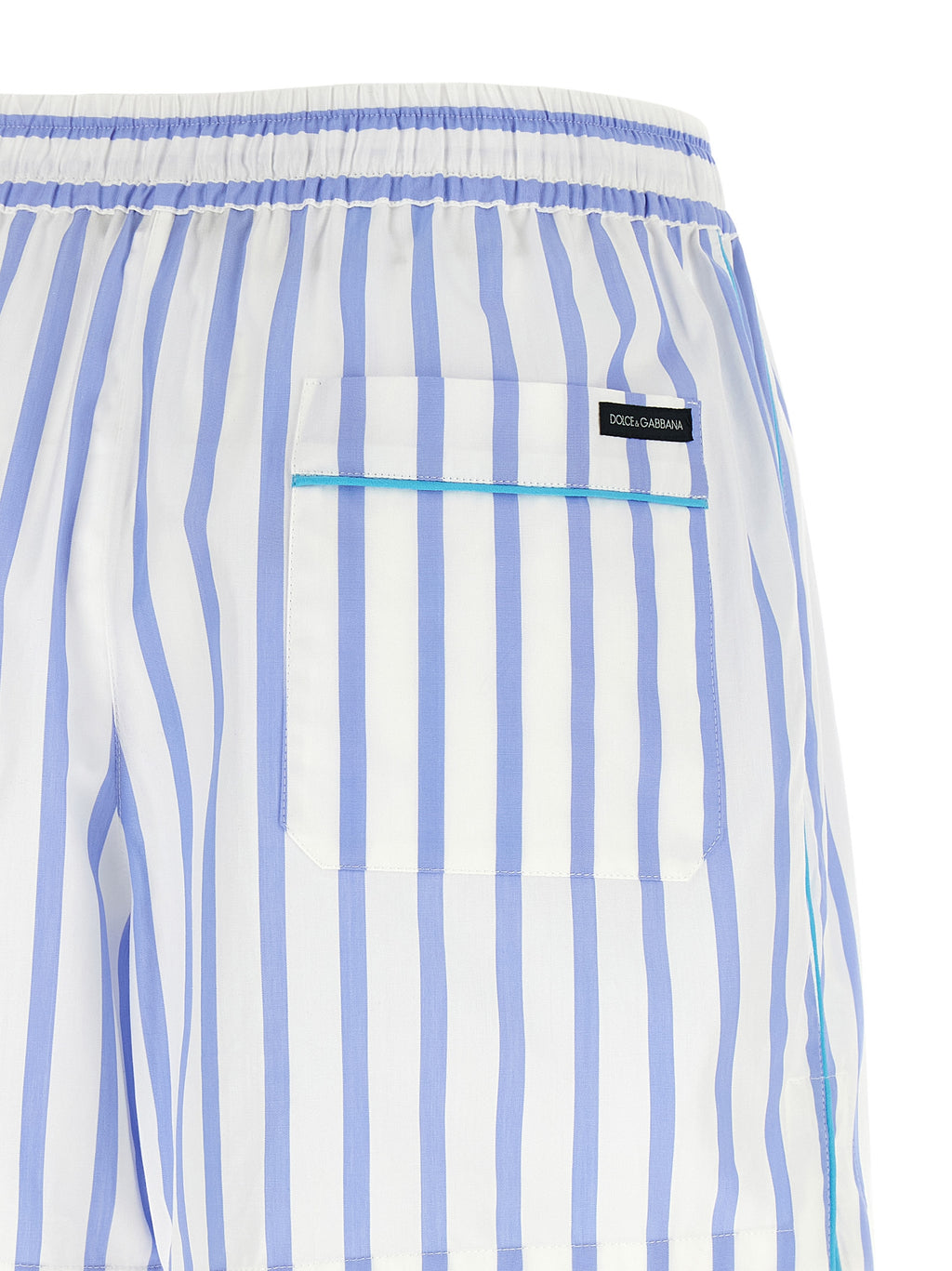 Dolce & Gabbana Blaue Baumwoll-Bermudashorts