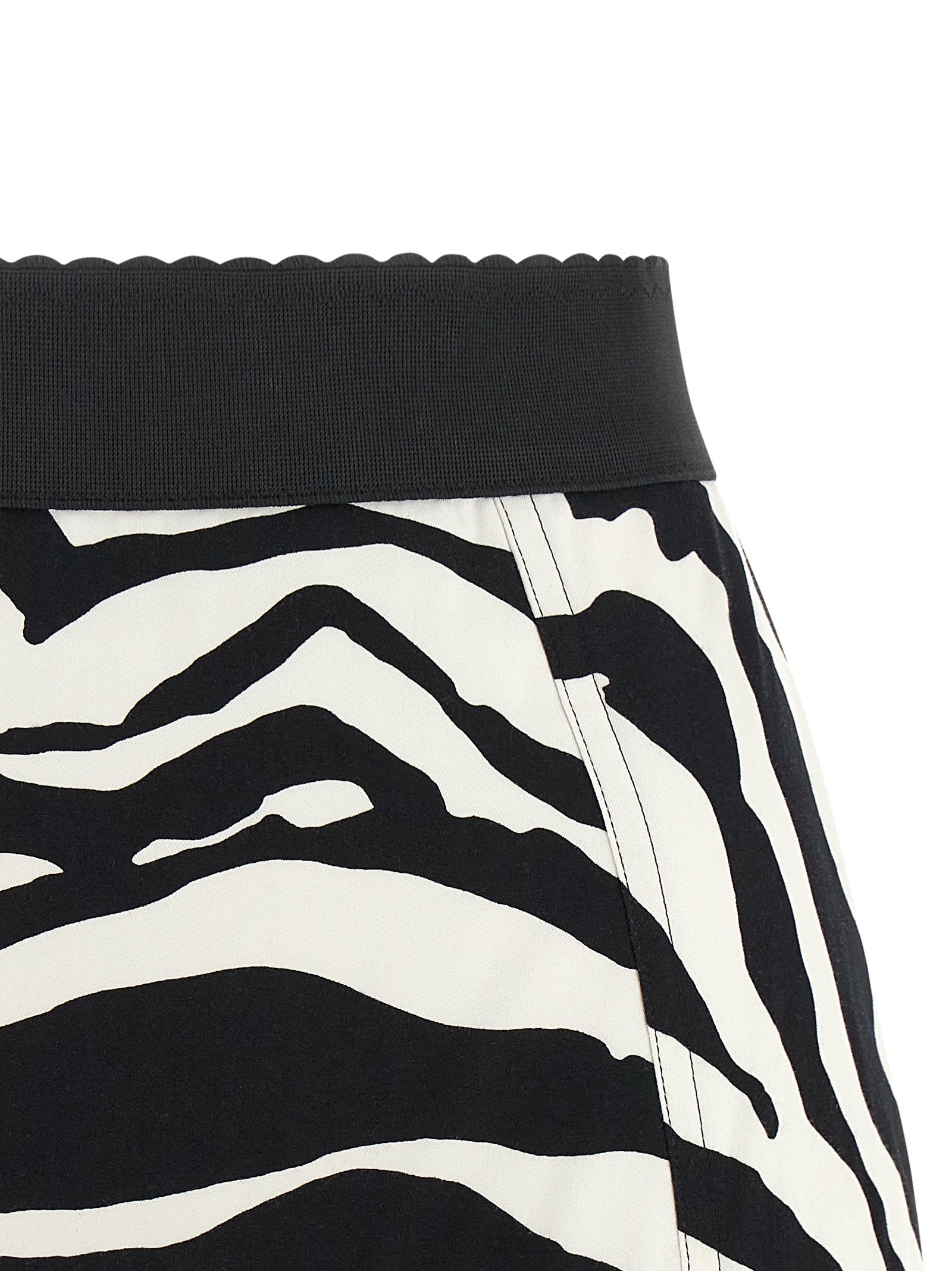 Dolce & Gabbana Bicolore Bermuda-Shorts aus Baumwolle