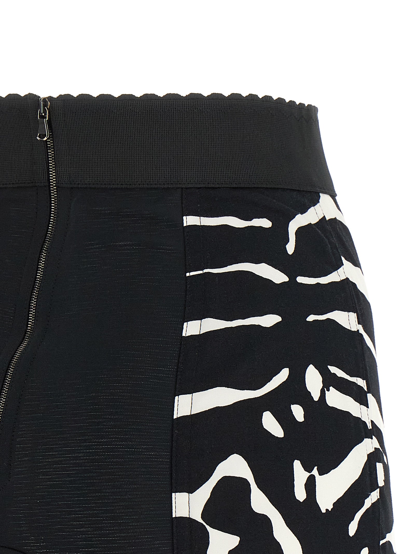 Dolce & Gabbana Bicolore Bermuda-Shorts aus Baumwolle