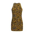 Saint Laurent Brown Polyamide Cocktail Dress