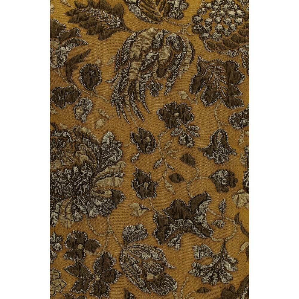 Saint Laurent Brown Polyamide Cocktail Dress