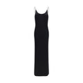 Saint Laurent Black Viscose Casual Dress