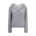 Graues Kaschmir-Sweatshirt von Prada