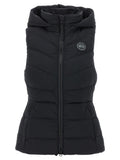 Canada Goose Schwarze ärmellose Jacke aus Polyamid