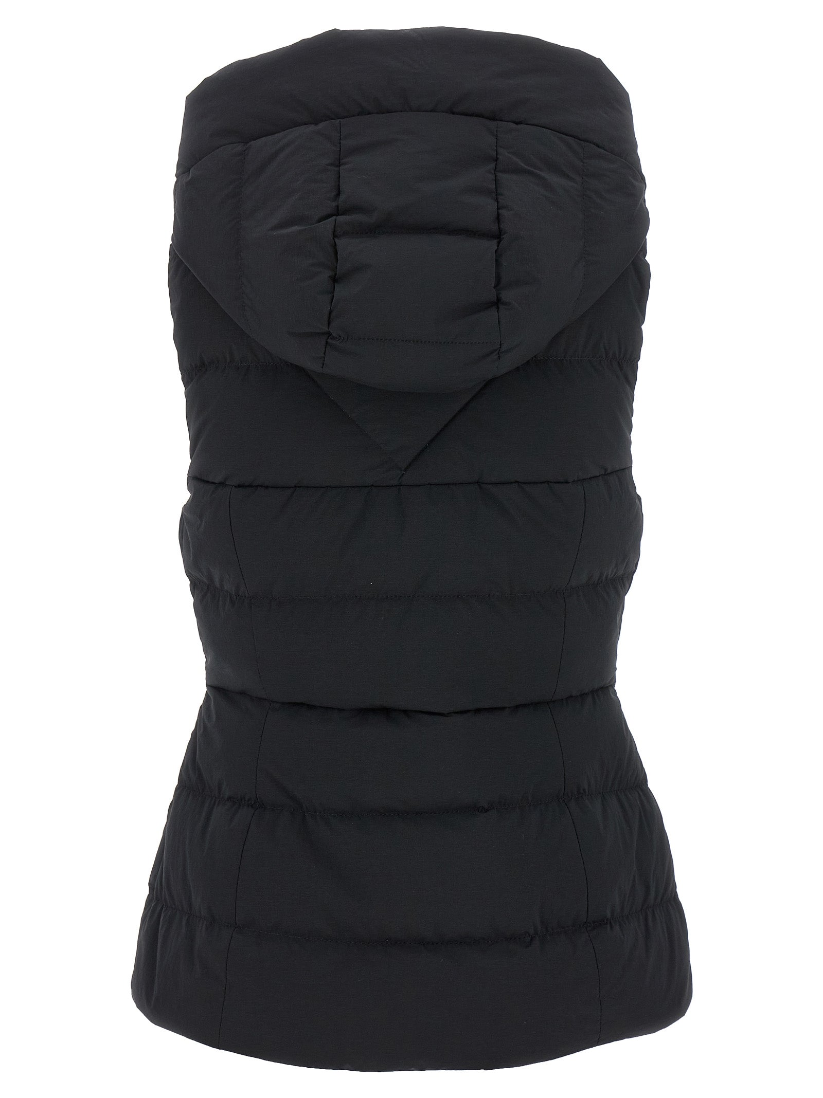 Canada Goose Schwarze ärmellose Jacke aus Polyamid