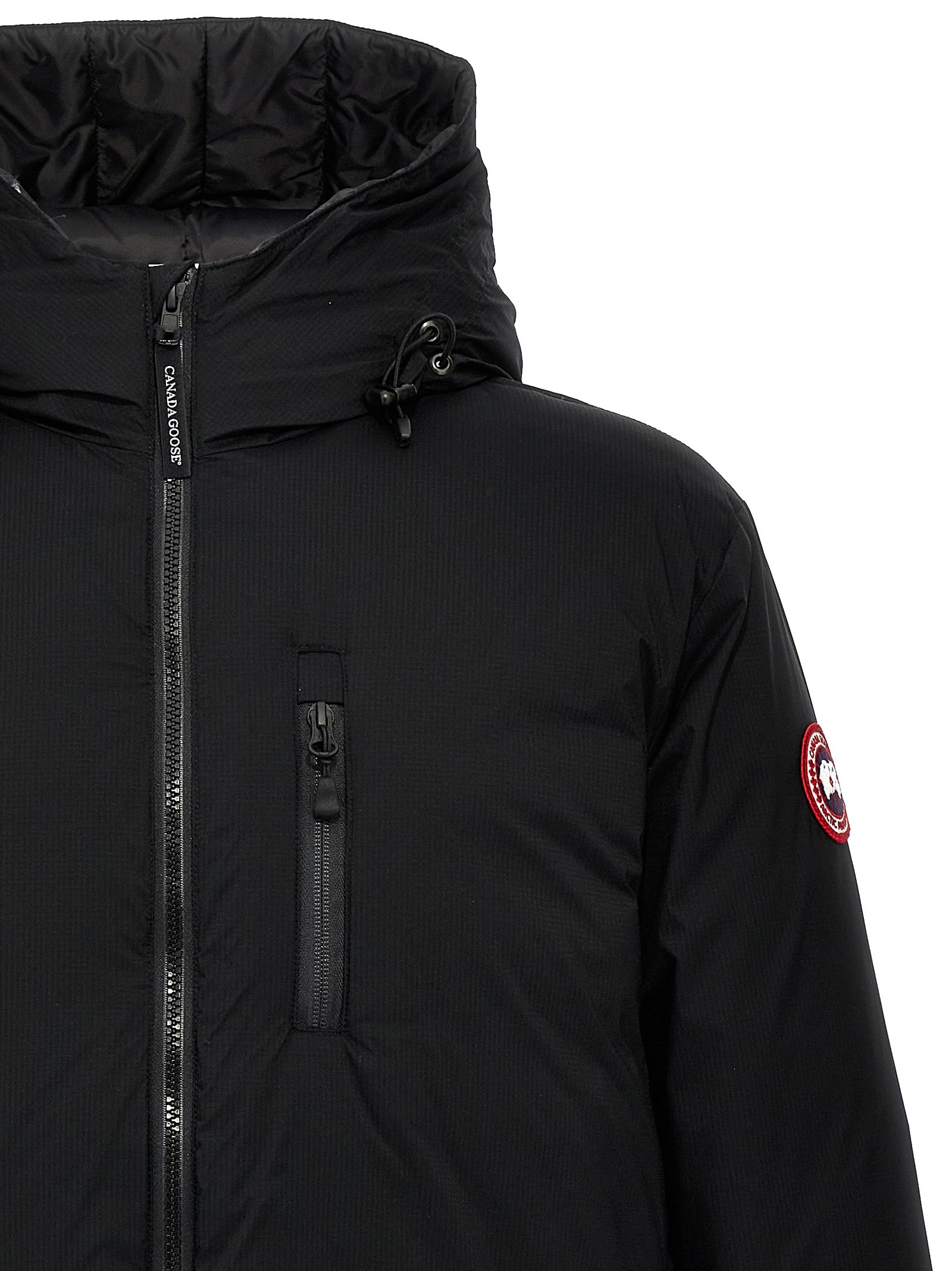 Canada Goose Schwarze Polyester-Shell-Jacke