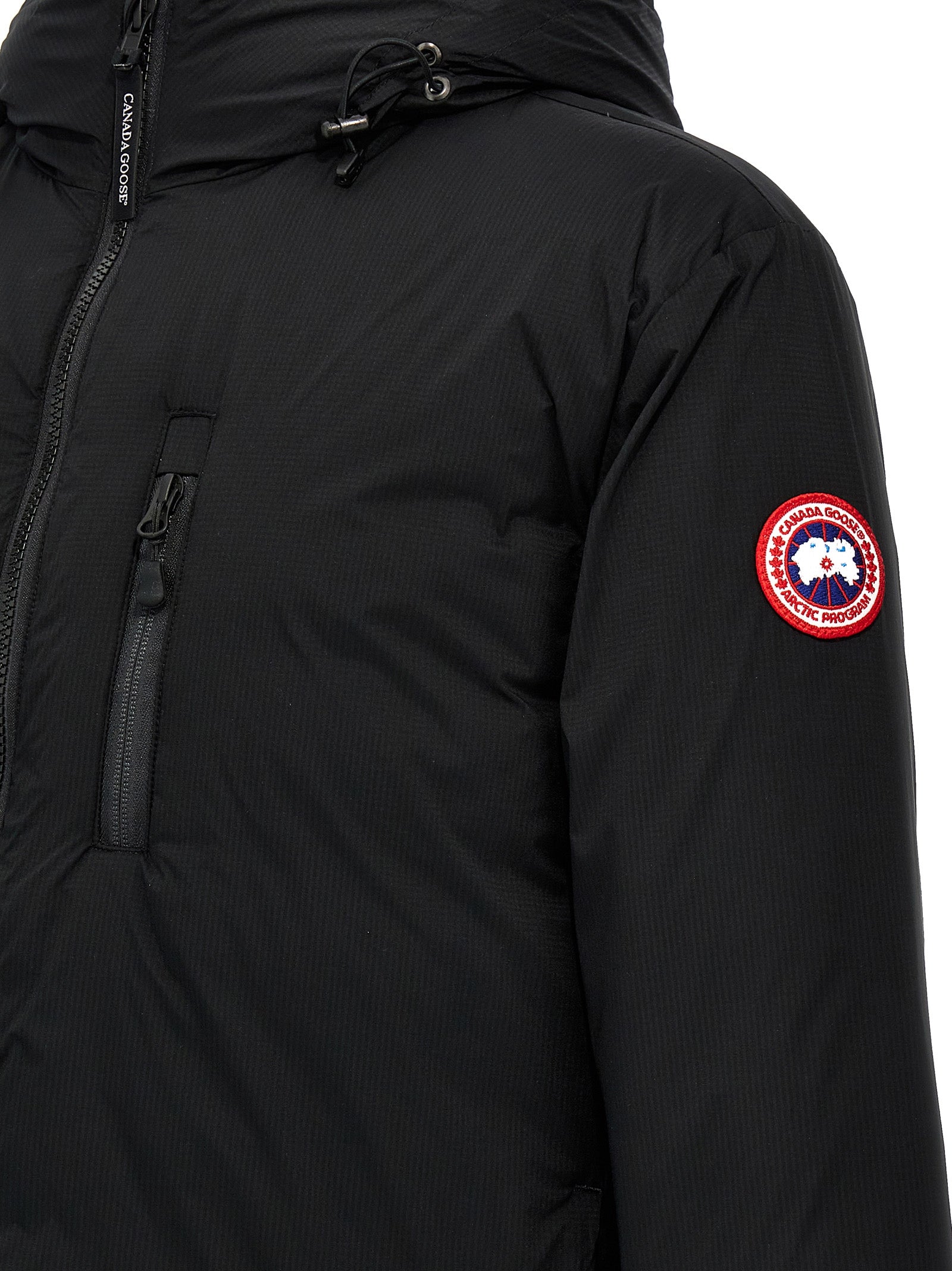 Canada Goose Schwarze Polyester-Shell-Jacke