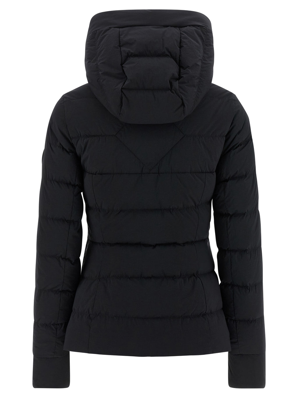 Canada Goose Schwarze Polyamidjacke in voller Länge