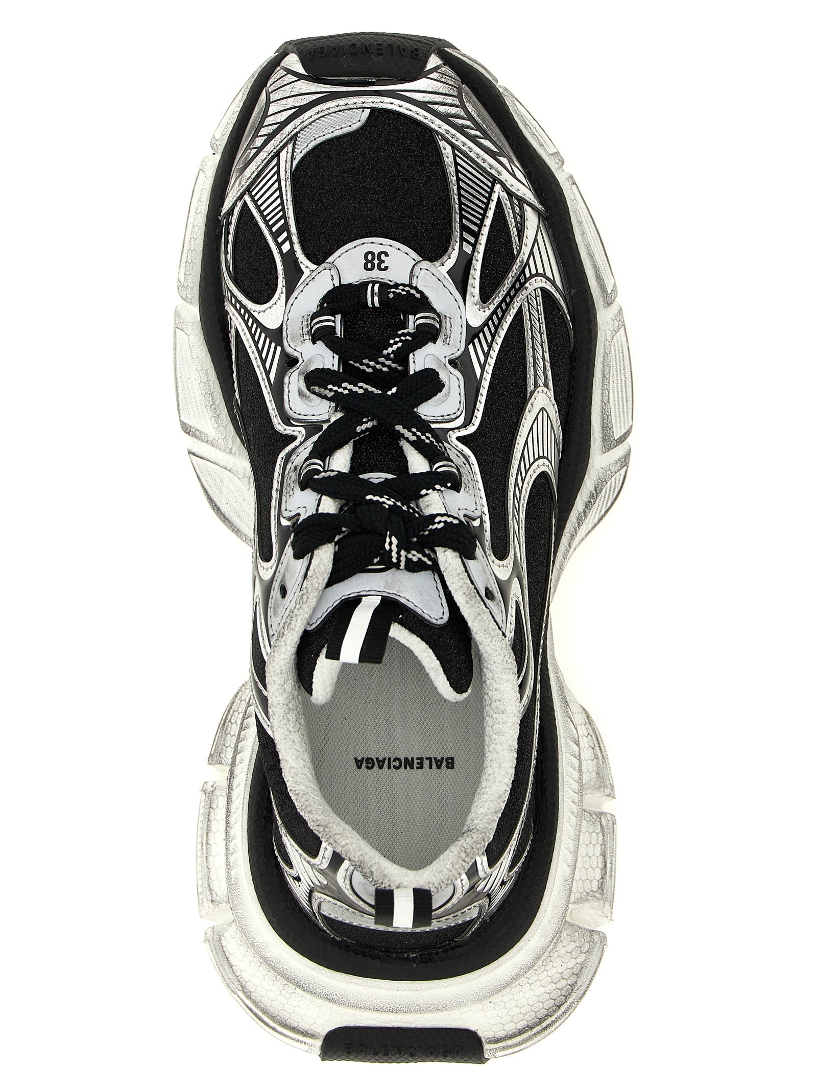 Balenciaga Schwarze Sportschuhe aus Polyethylen
