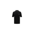 Prada Schwarzes Poloshirt aus Wolle Oves Aries