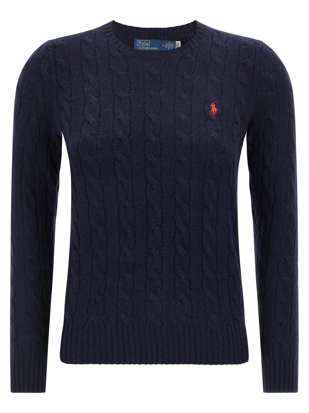 Polo Ralph Lauren Blaue Strickjacke aus Wolle