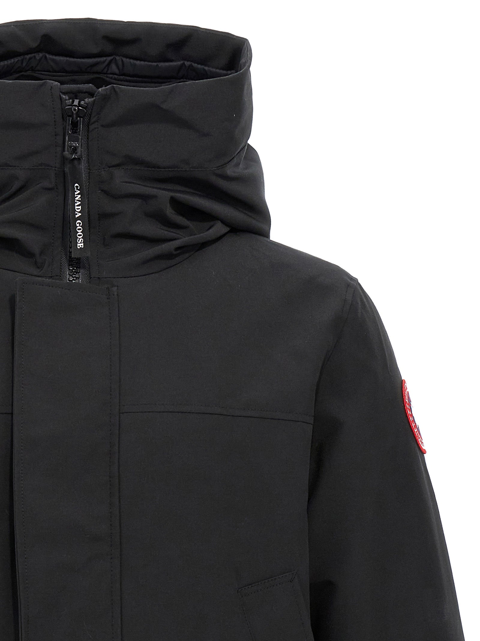 Canada Goose Schwarzer Polyester-Parka