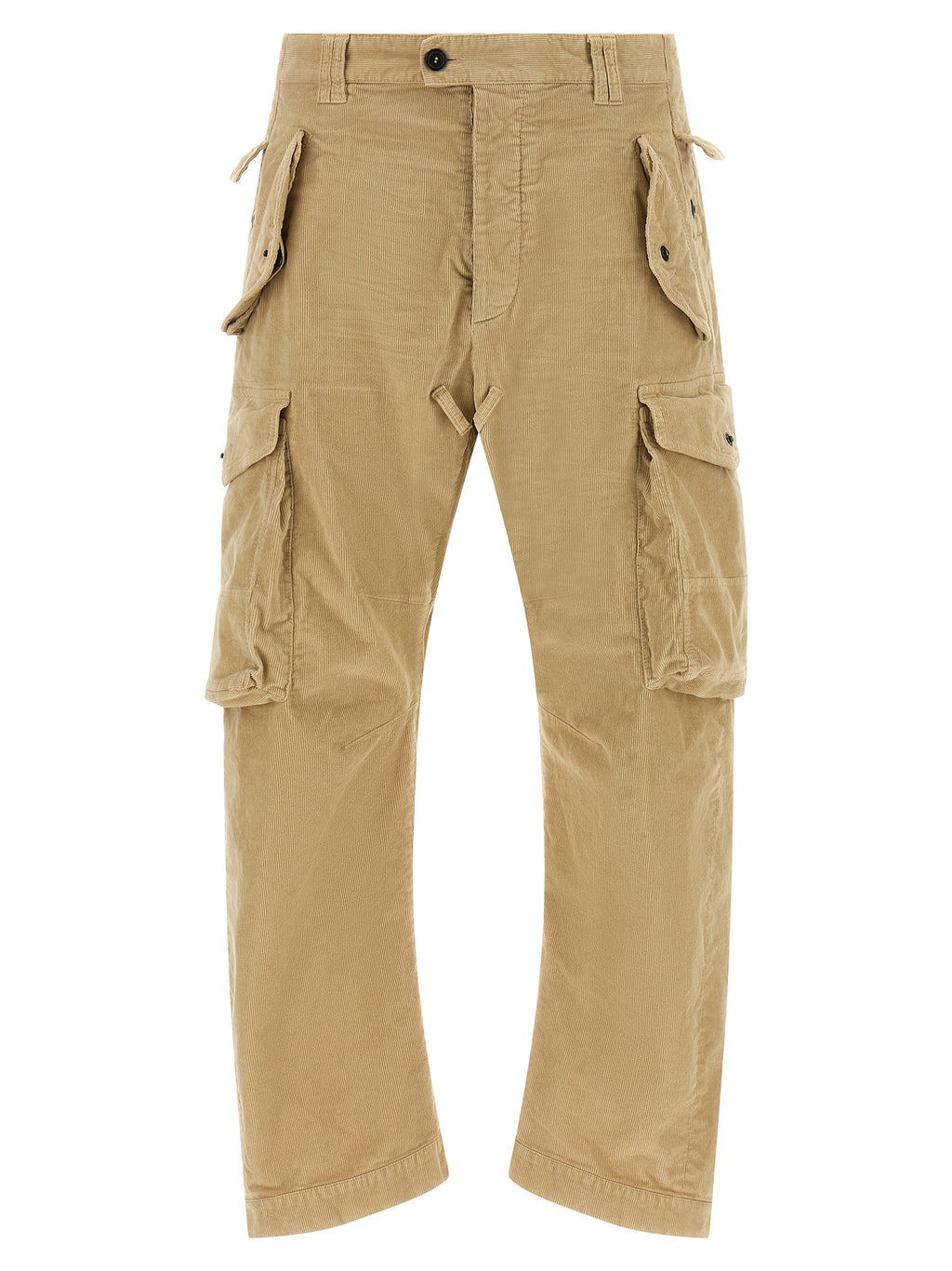 Dsquared² Beigefarbene Cargo-Hose aus Baumwolle
