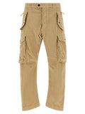 Dsquared² Beigefarbene Cargo-Hose aus Baumwolle