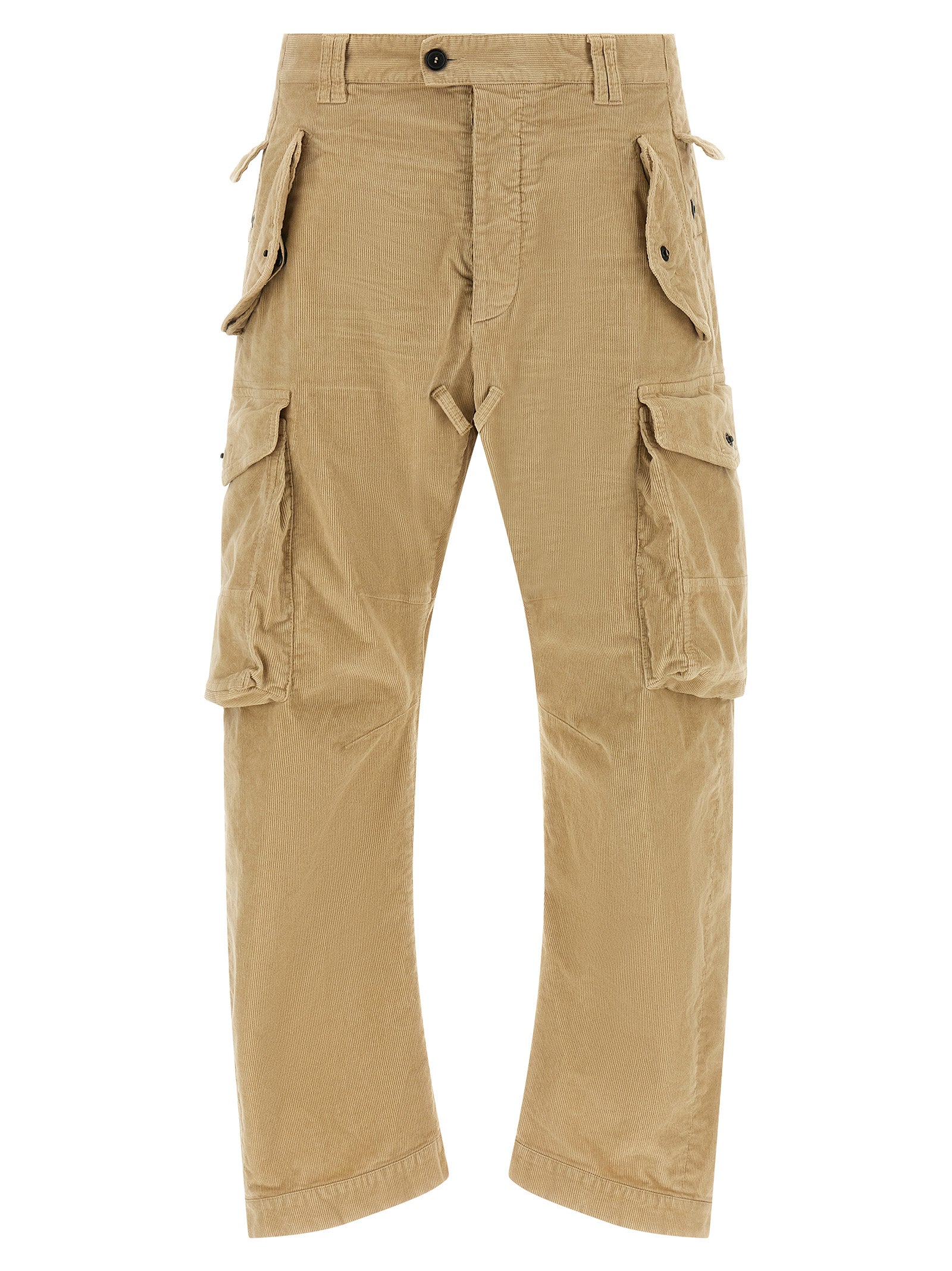 Dsquared² Beigefarbene Cargo-Hose aus Baumwolle