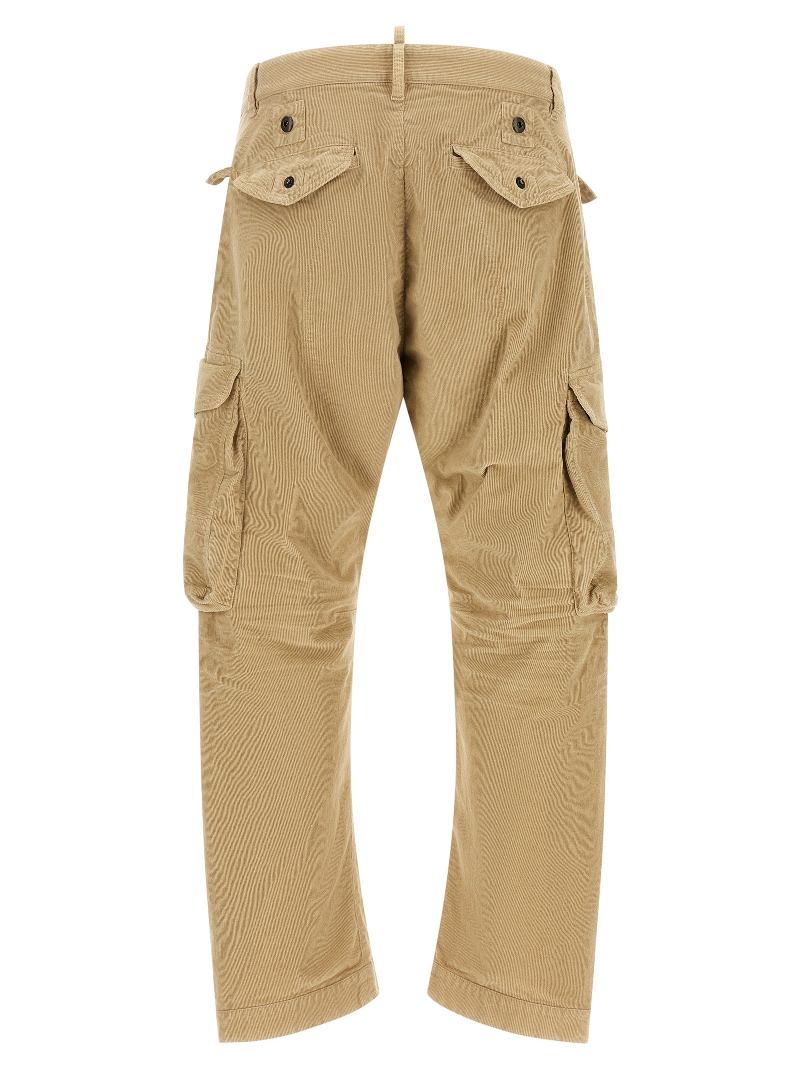 Dsquared² Beigefarbene Cargo-Hose aus Baumwolle