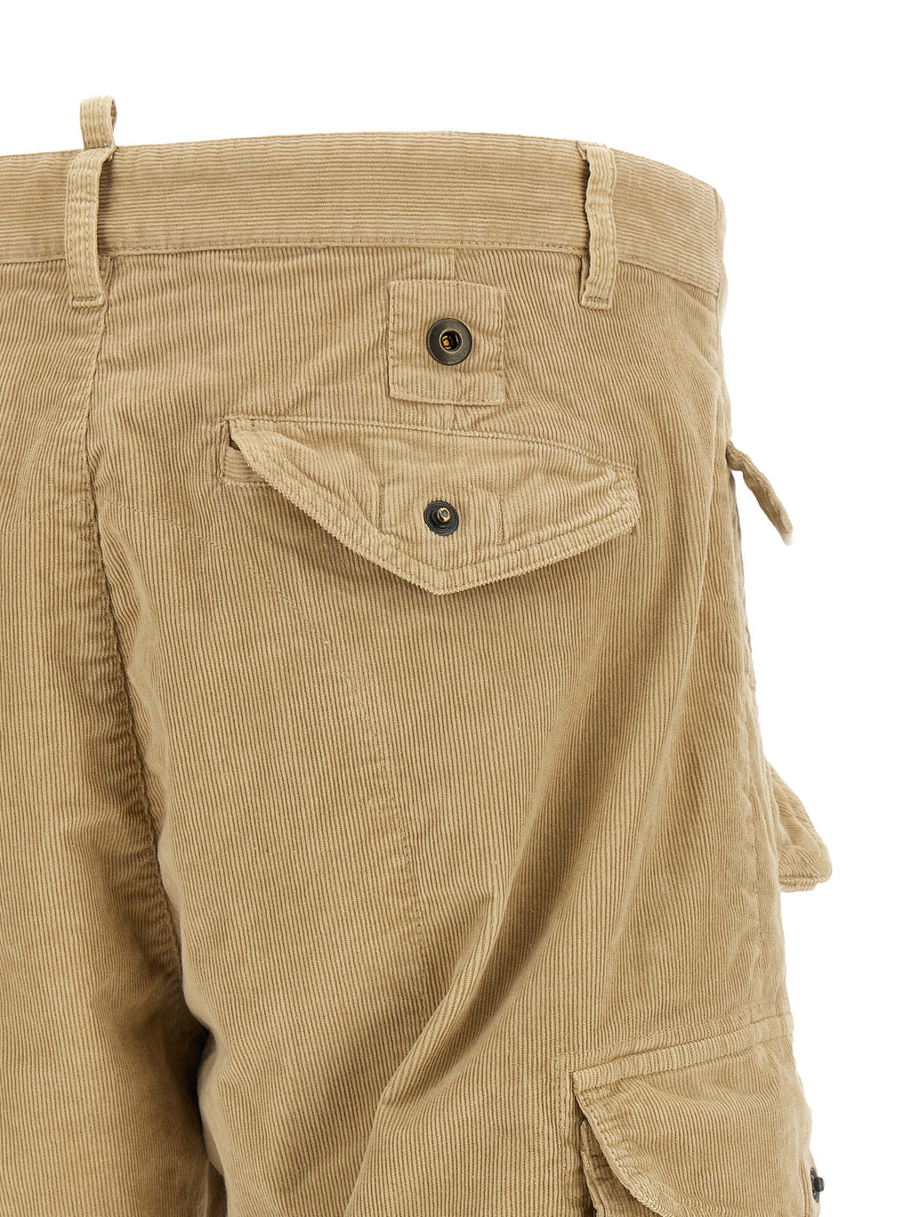 Dsquared² Beigefarbene Cargo-Hose aus Baumwolle