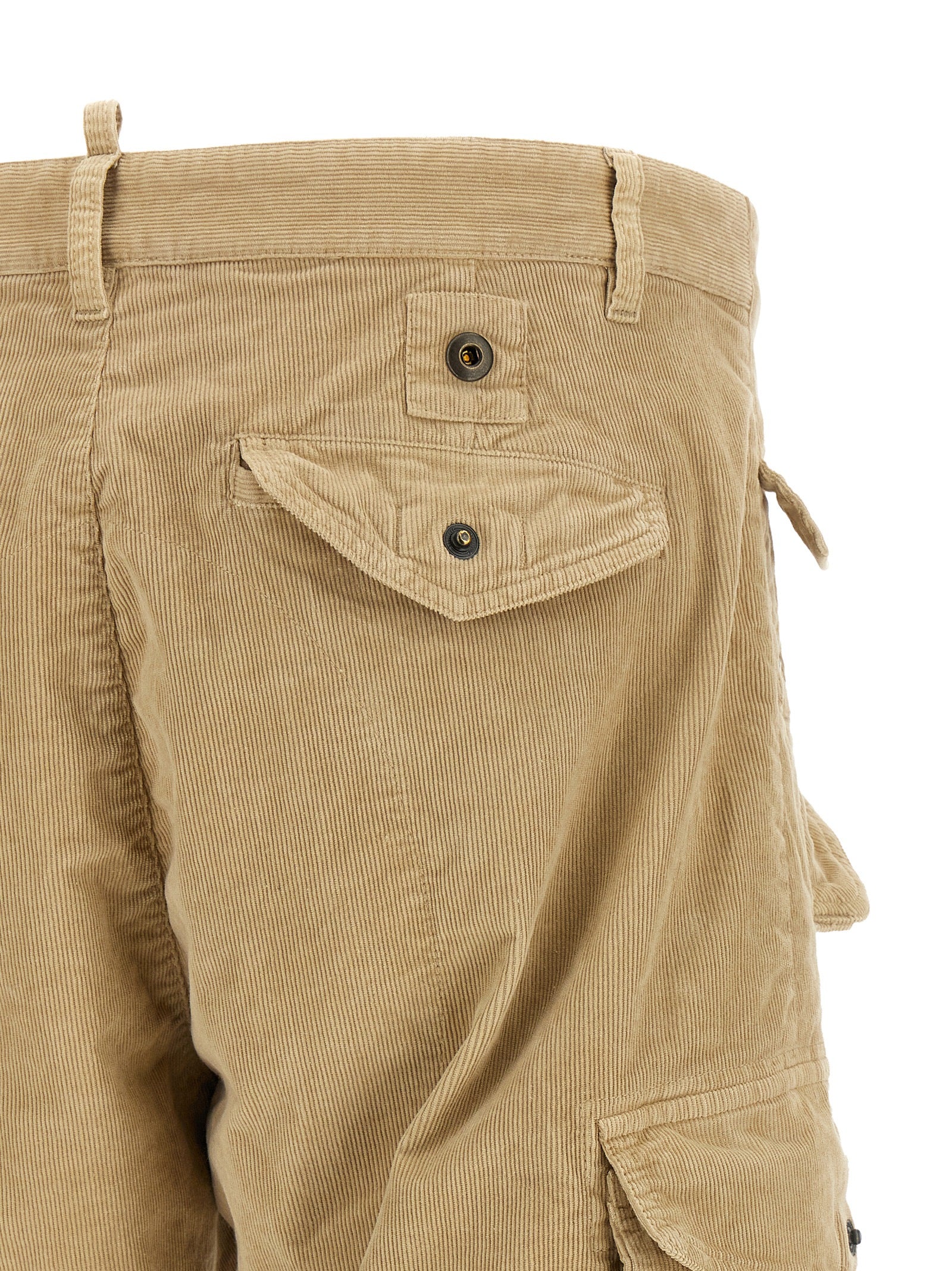 Dsquared² Beigefarbene Cargo-Hose aus Baumwolle