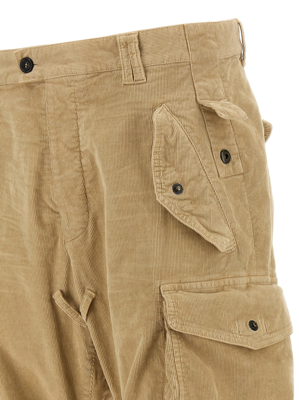 Dsquared² Beigefarbene Cargo-Hose aus Baumwolle