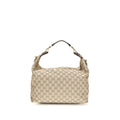 Gucci Schultertasche aus beigem Stoff