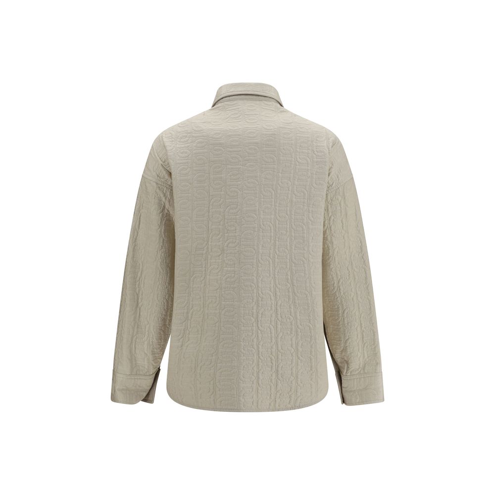 Moncler Beige Polyamidjacke