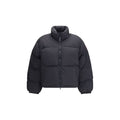 Canada Goose Schwarze Polyamidjacke in voller Länge
