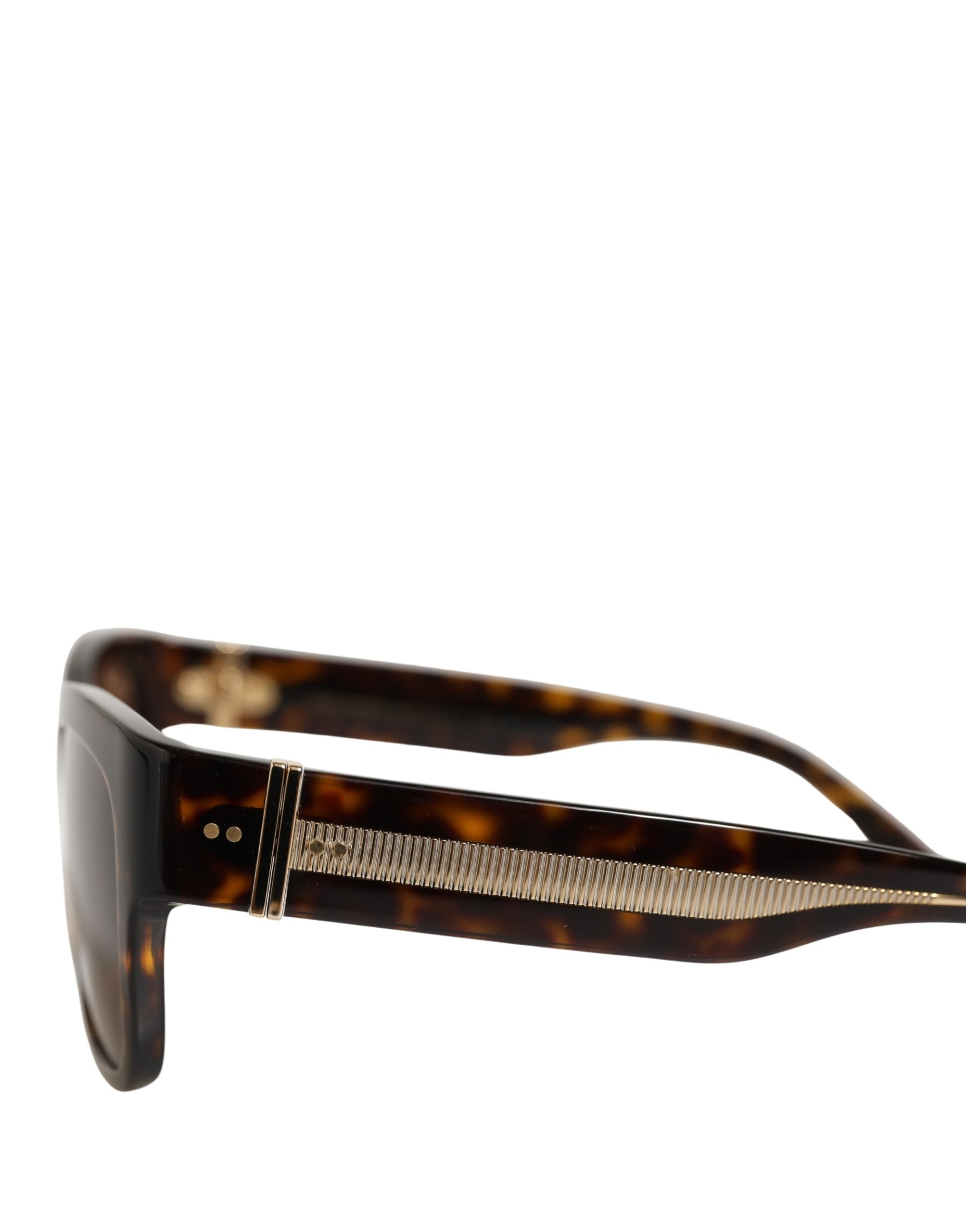 Dolce & Gabbana DG4390F Brown Acetate Frame Polarized Lenses Sunglasses