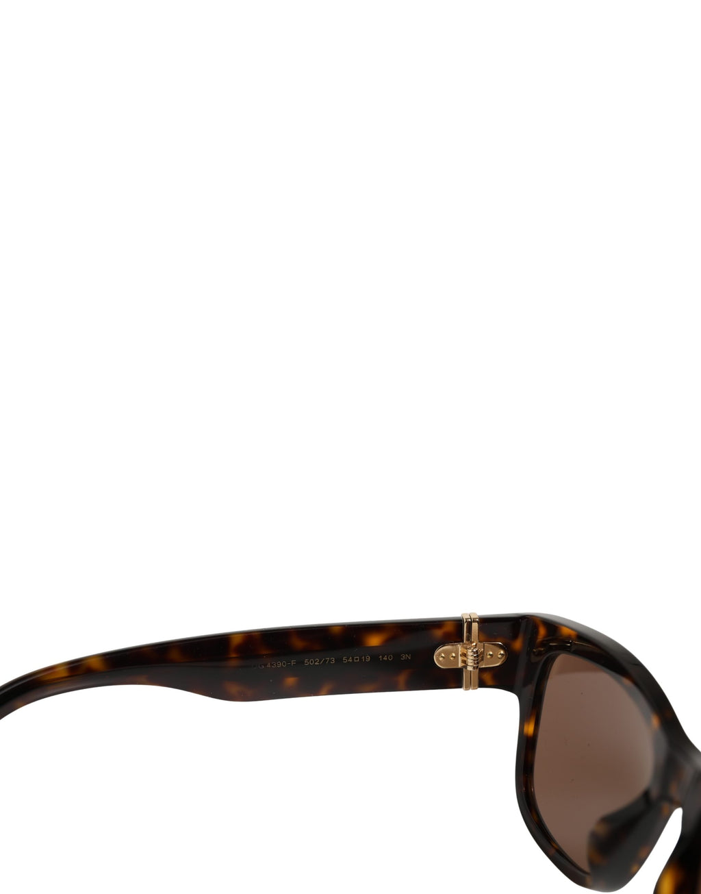 Dolce & Gabbana DG4390F Brown Acetate Frame Polarized Lenses Sunglasses