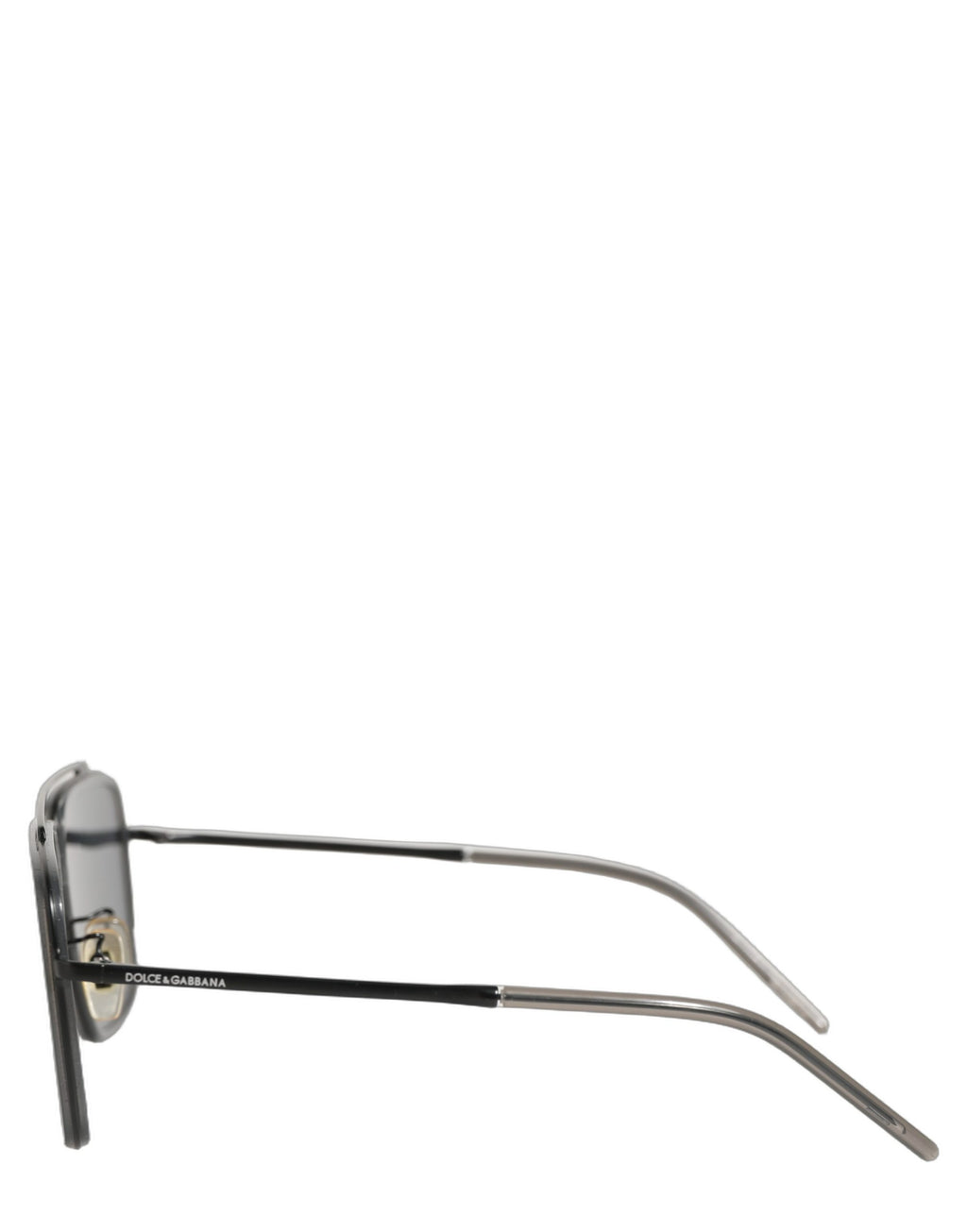 Dolce & Gabbana Women DG2262 Black Metal Square Frame Eyewear Sunglasses