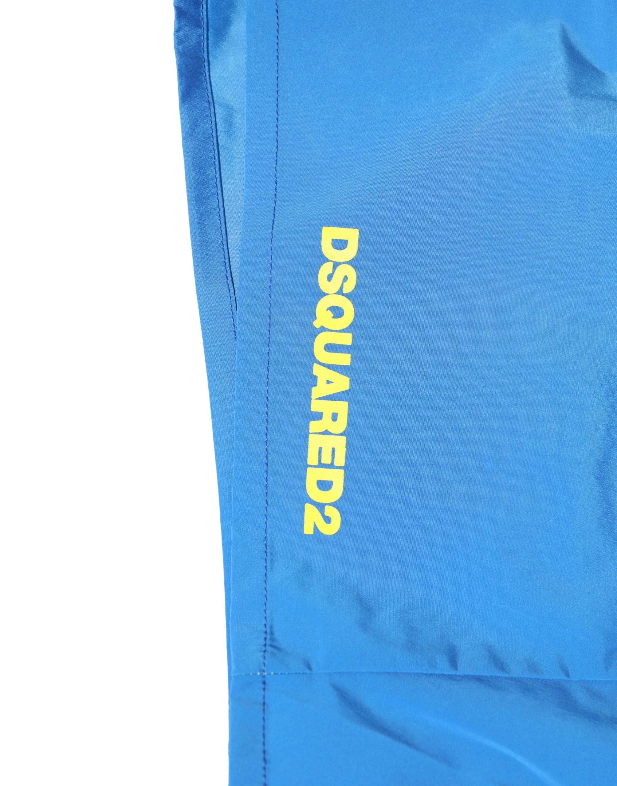 Dsquared² Blue Yellow Floral Boxer Shorts Beachwear Swimwear