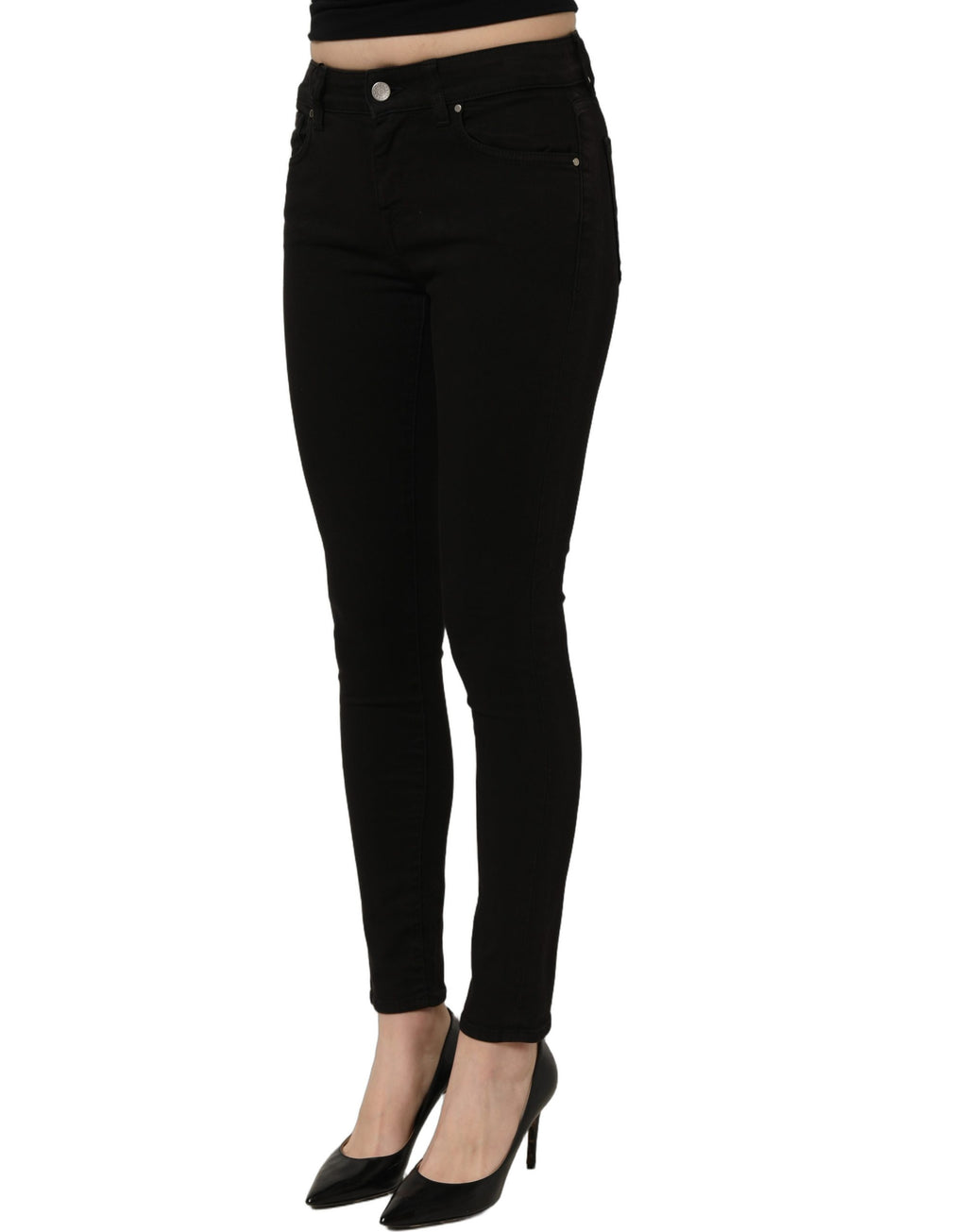 Dolce & Gabbana Black Cotton Stretch Skinny Denim Jeans