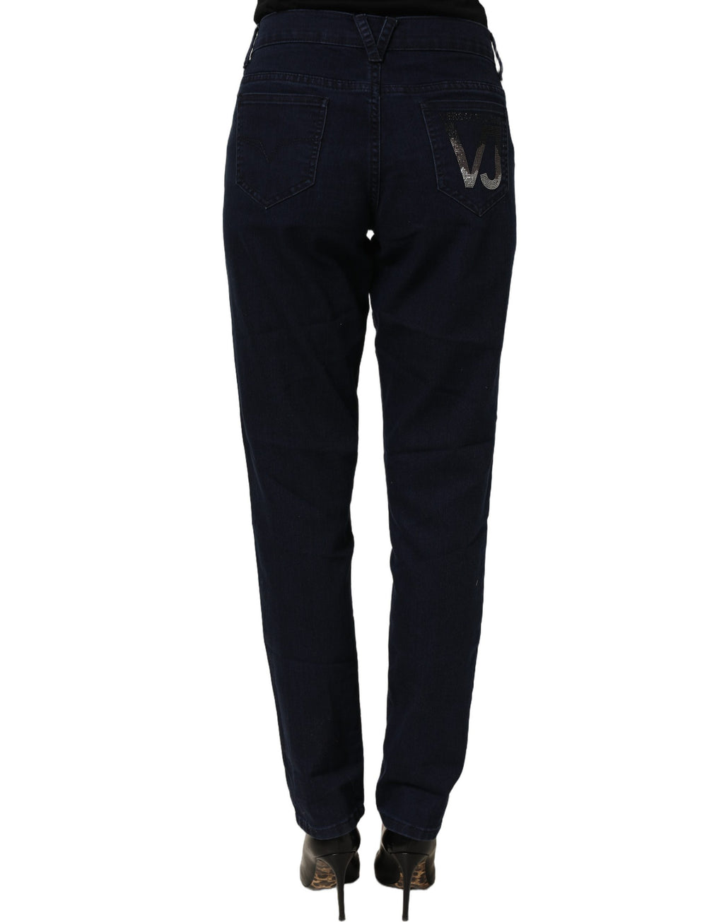 Versace Jeans Couture Blue High Waist Skinny Denim Trouser Jeans