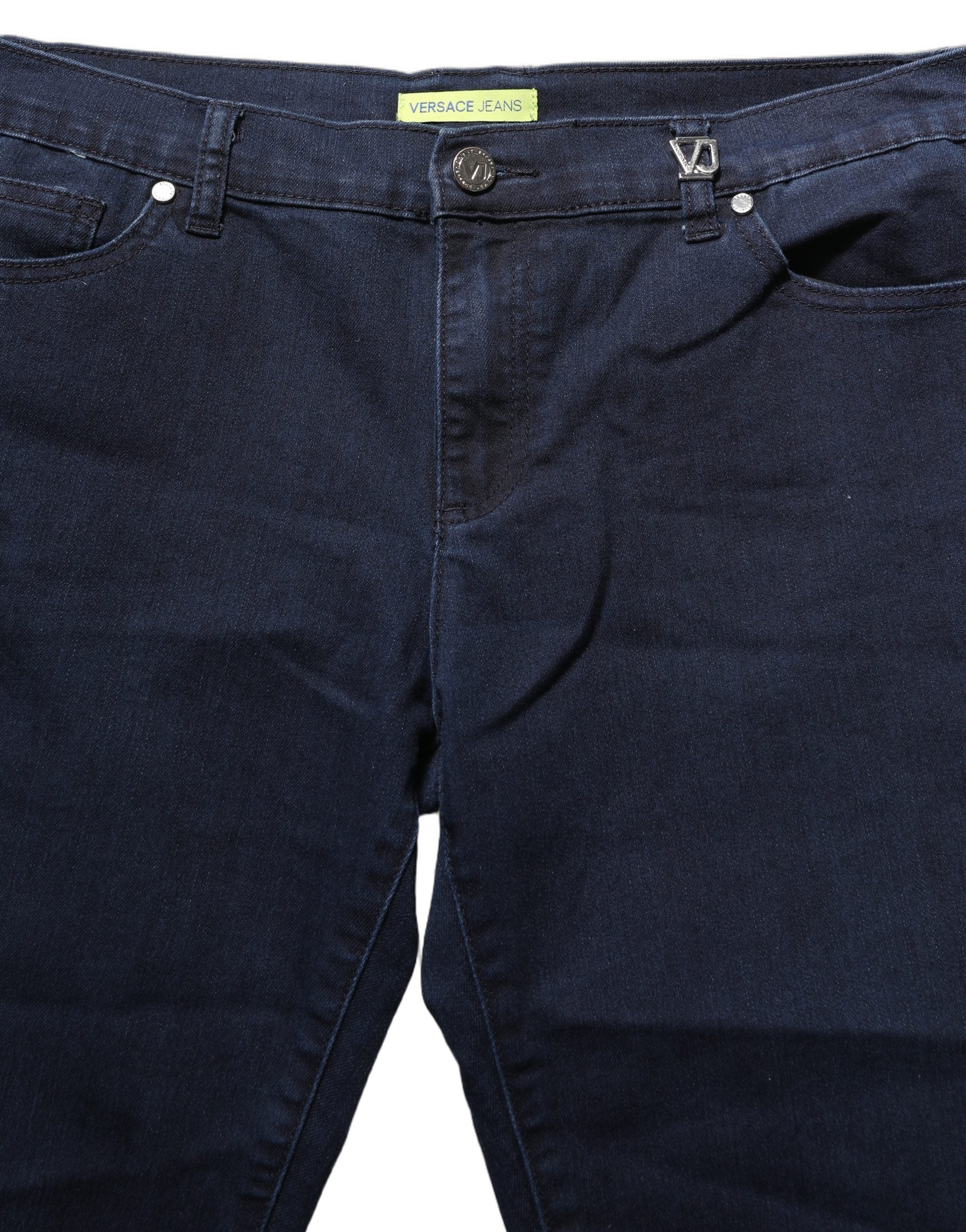 Versace Jeans Couture Blue High Waist Skinny Denim Trouser Jeans