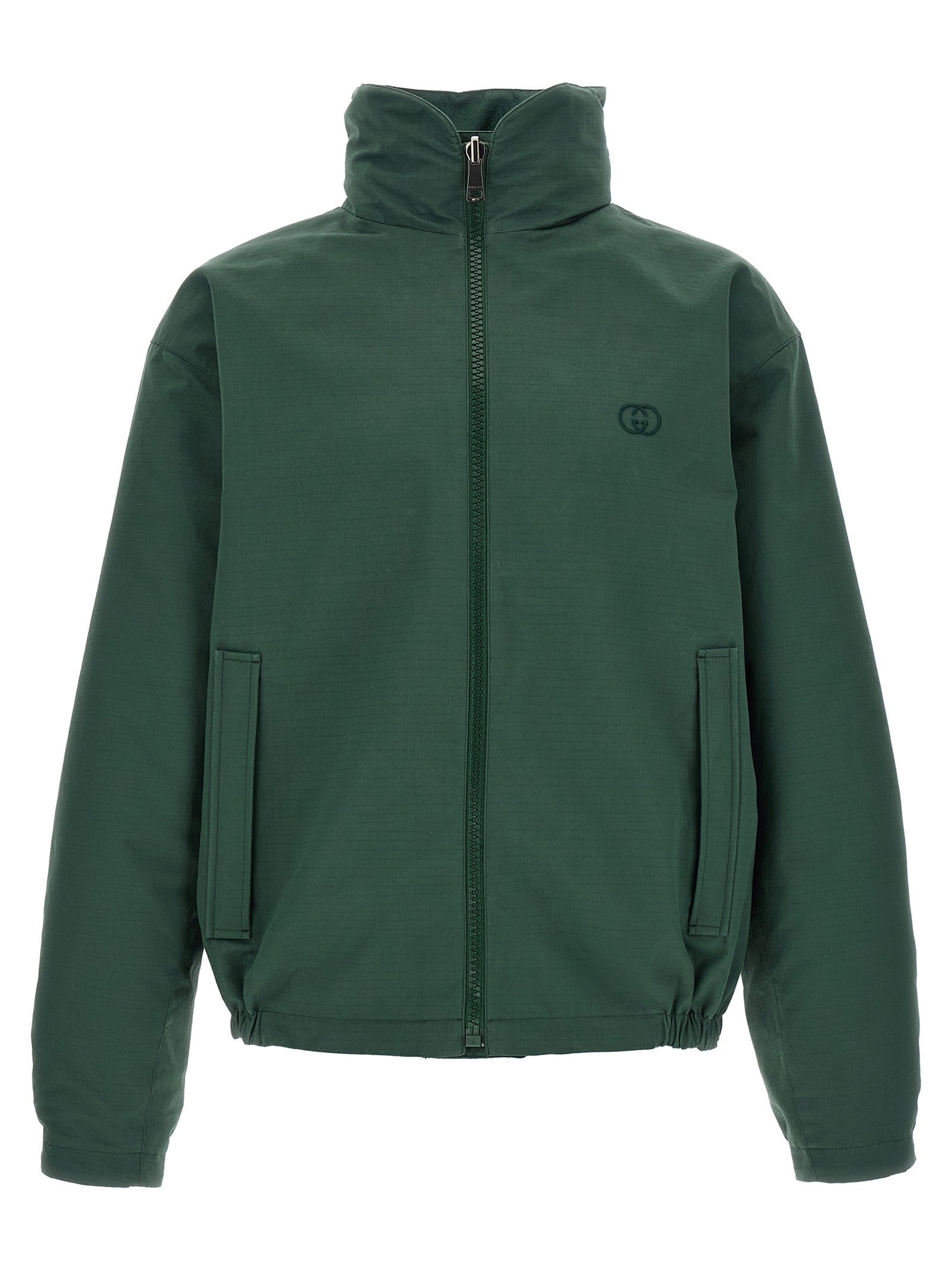 Gucci Bicolor Cotton Shell Jacket