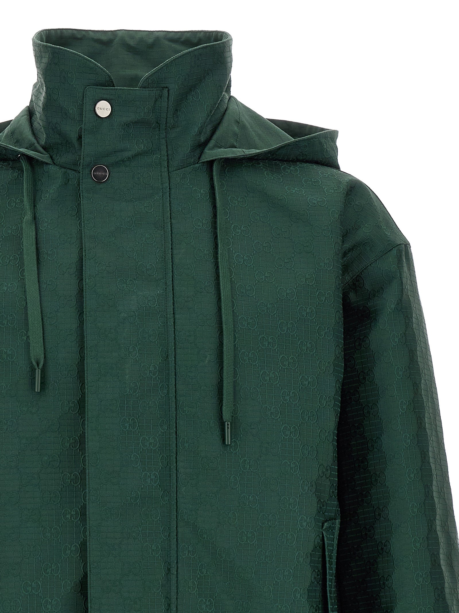 Gucci Bicolor Cotton Shell Jacket