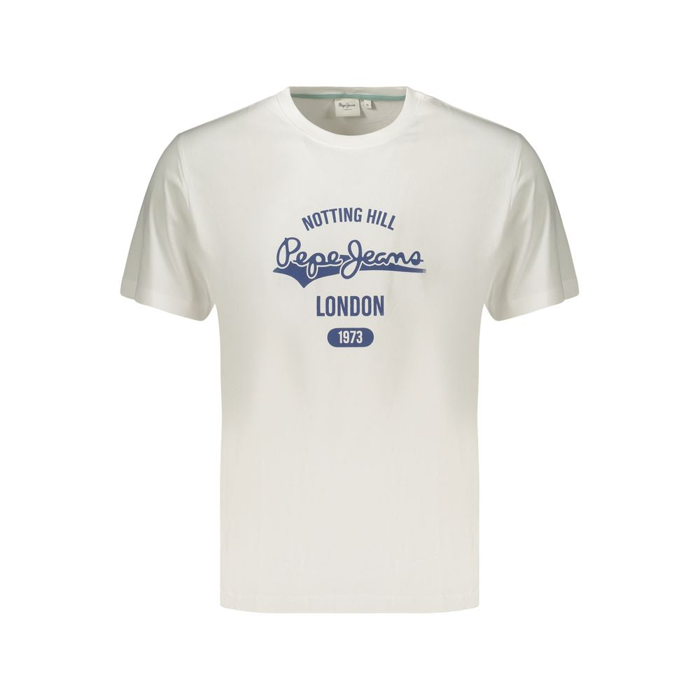 Pepe Jeans White Cotton Men's T-Shirt