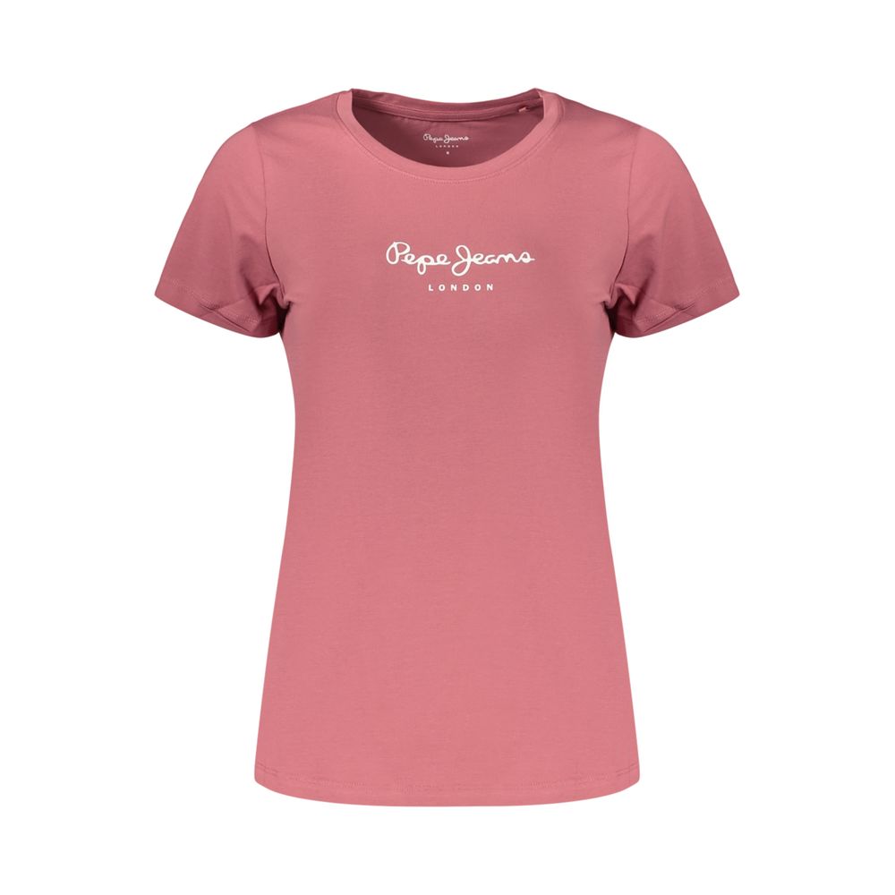 Pepe Jeans Pink Cotton Women's T-Shirt