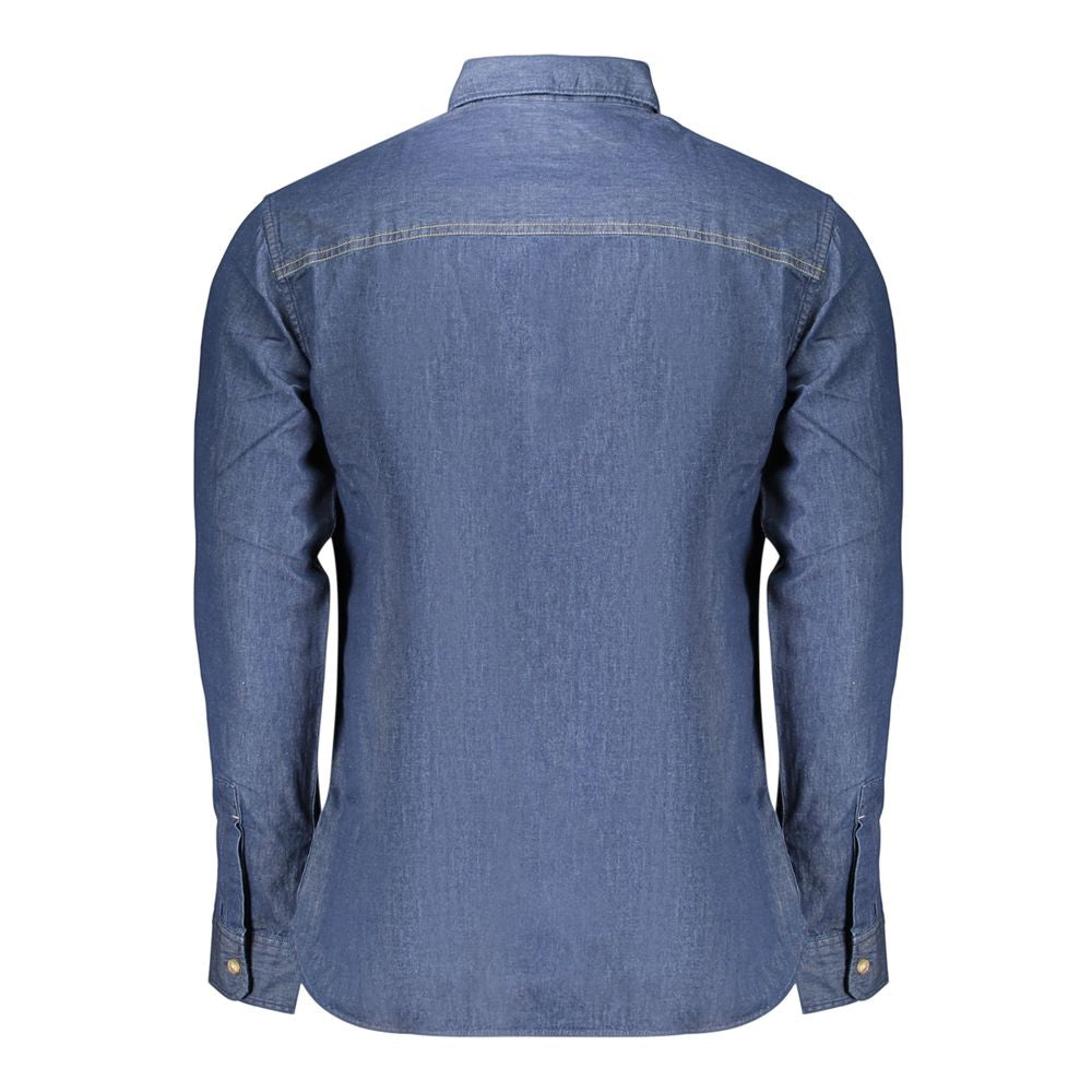 Pepe Jeans Blue Cotton Men's Shirt
