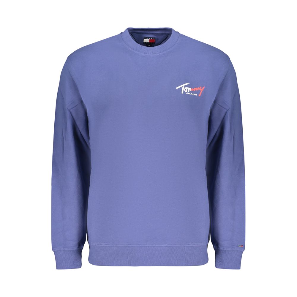 Tommy Hilfiger Blue Cotton Men's Sweatshirt