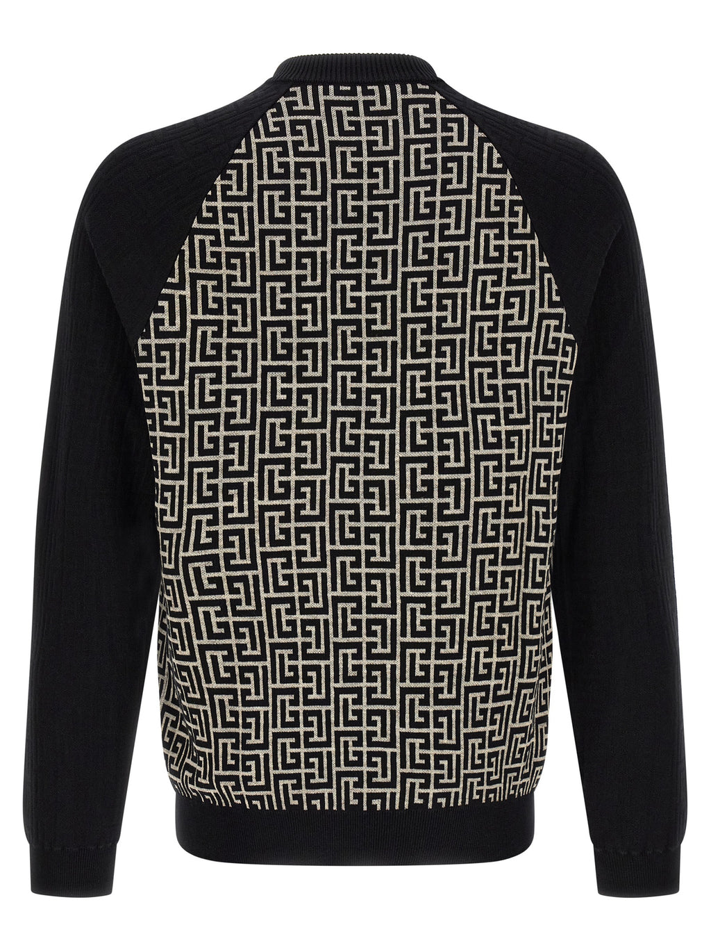 Balmain Bicolor Cotton Cardigan
