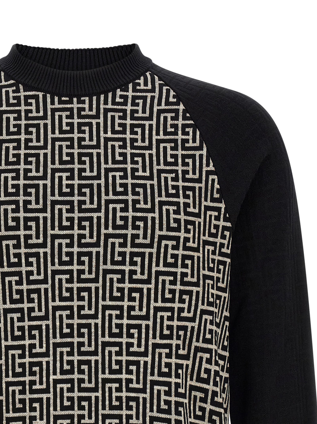 Balmain Bicolor Cotton Cardigan